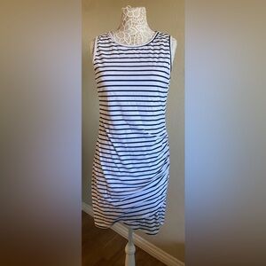 BTFBM Large Stretchy Striped Summer Dress